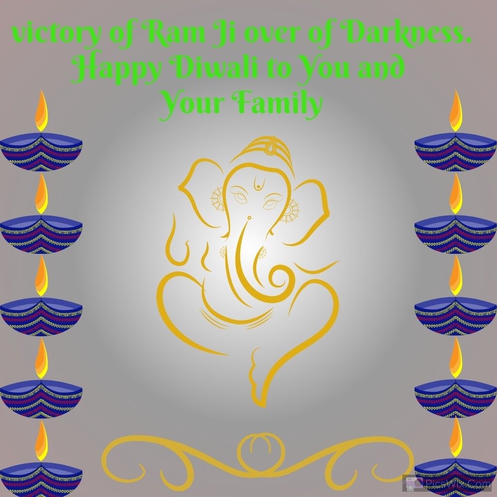 Victory Of Ram Ji Over Of Darkness. Happy Diwali Happy Diwali